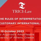 EVENT: THE RULES OF INTERPRETATION OF CUSTOMARY INTERNATIONAL LAW