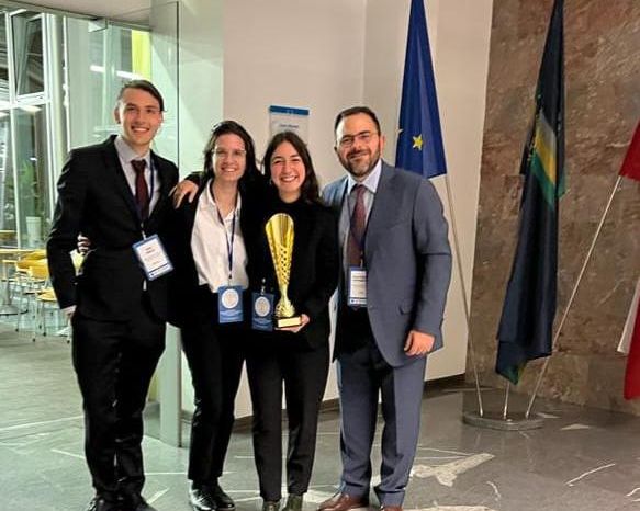 The Team representing the National and Kapodistrian University of Athens Law School won for the second consecutive year the 2023 All-European International Humanitarian and Refugee Law Moot Court Competition!