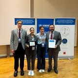 The School of Law NKUA team achieved second place in the 2024 All-European International Humanitarian and Refugee Law Moot Court Competition