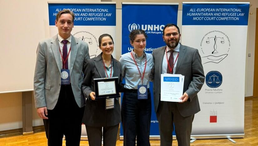 The School of Law NKUA team achieved second place in the 2024 All-European International Humanitarian and Refugee Law Moot Court Competition